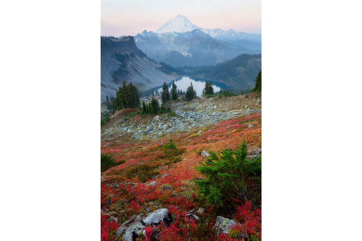 A Mount Baker fall picture from the Chain Lakes hike.