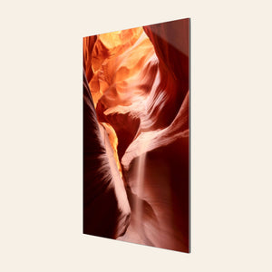 A TruLife acrylic piece of Antelope Canyon art from Page, Arizona.