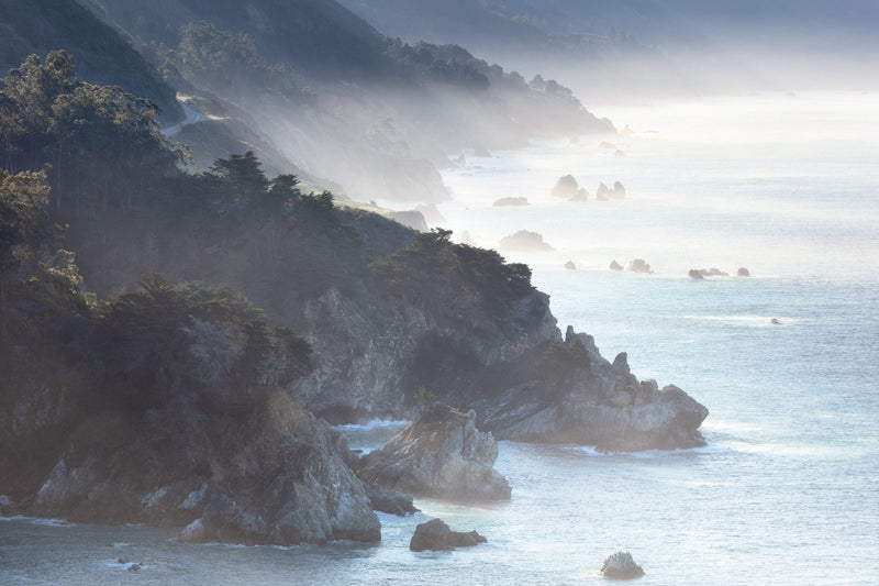 This California Coast photograph shows fog in Big Sur. | Coastal Wall Art | Lars Gesing Fine Art