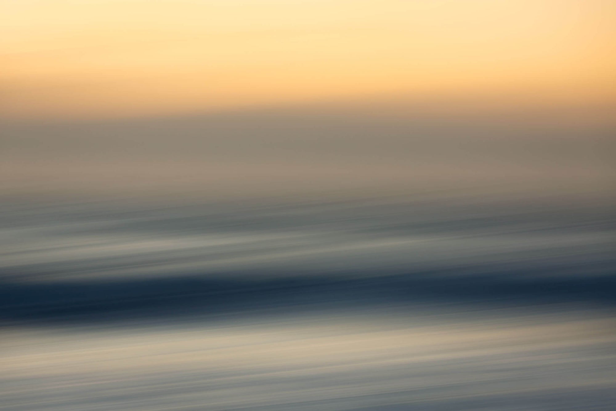 An abstract sunset picture photographed in Big Sur, California.