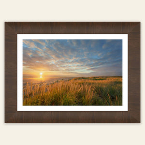 A framed Copalis Beach picture from near Ocean Shores.