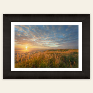 A framed Copalis Beach picture from near Ocean Shores.