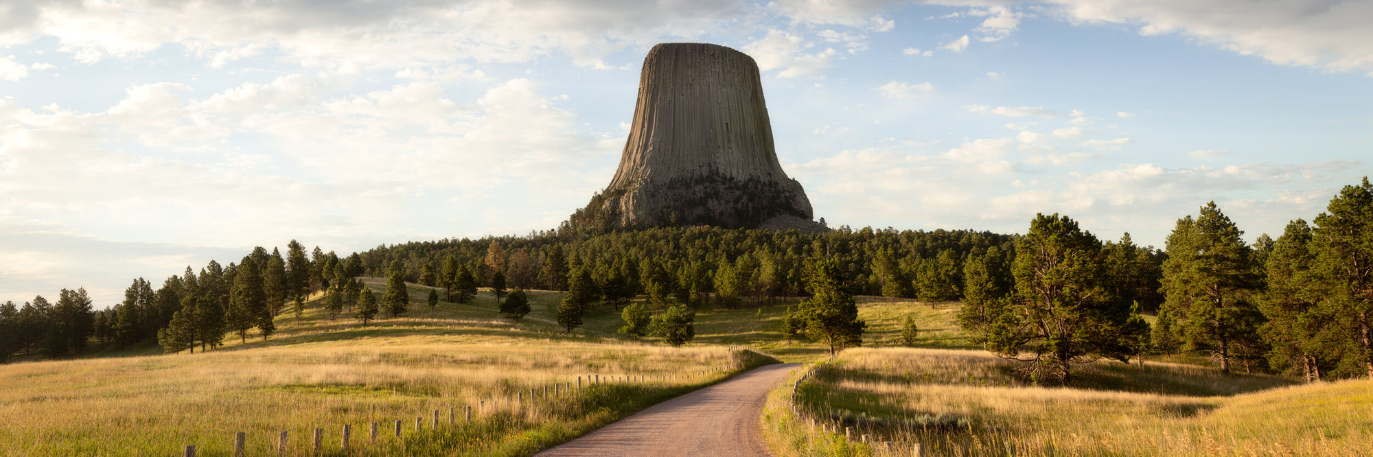 A Devil's Tower National Monument picture shows one of the trails in Wyoming.