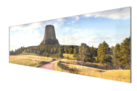 A TruLife acrylic Devil's Tower National Monument picture shows one of the trails in Wyoming.