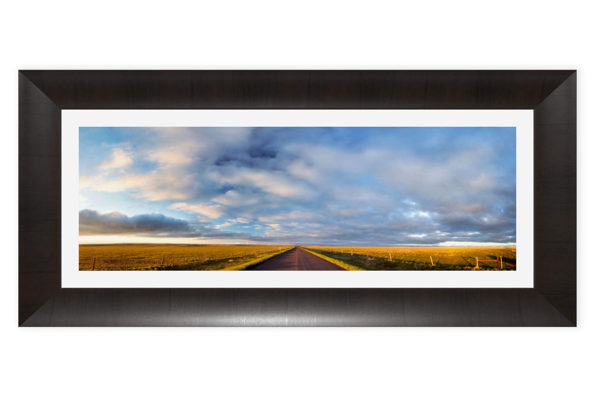 A framed Colorado Eastern Plains picture.