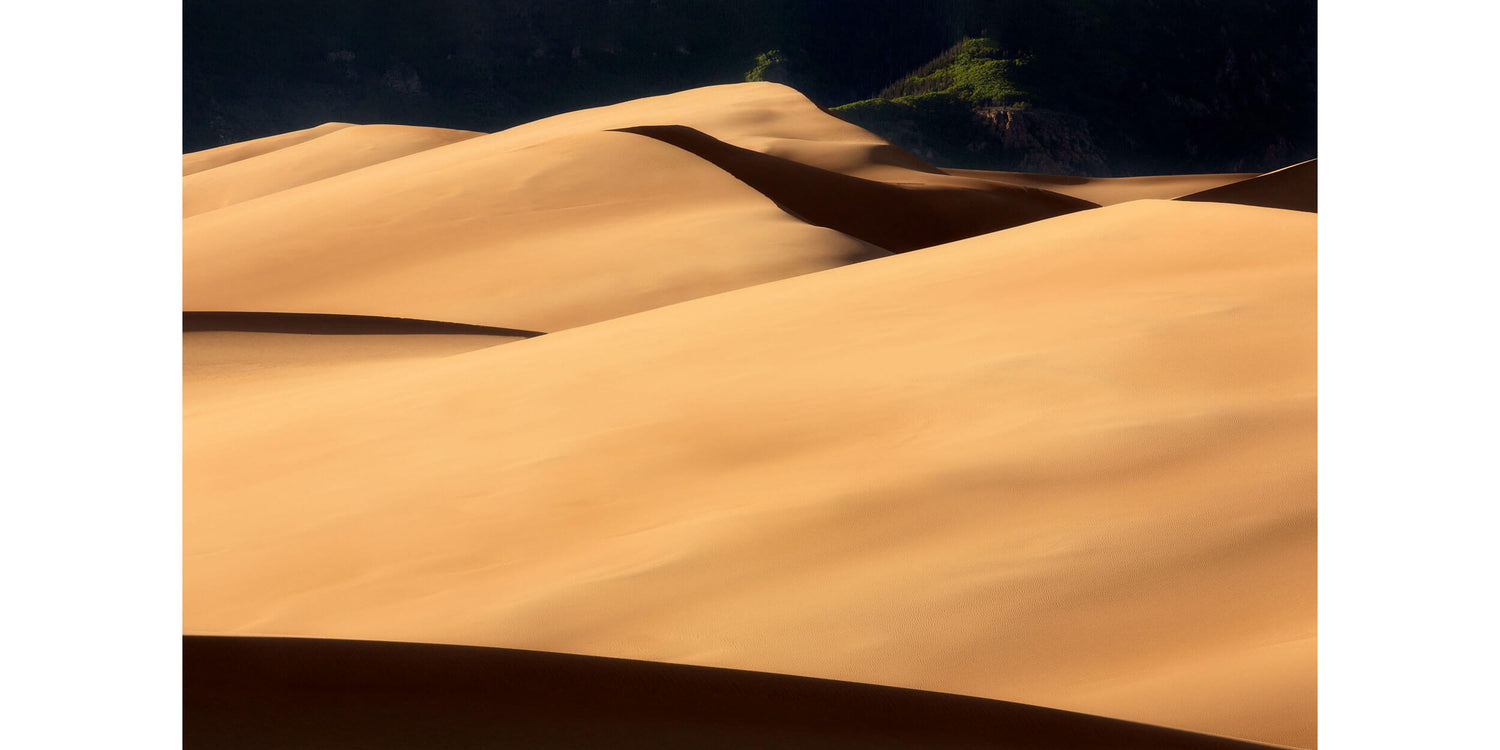 A piece of Colorado art shows a Great Sand Dunes National Park picture.