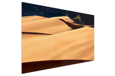 A piece of TruLife acrylic Colorado art showing a Great Sand Dunes National Park picture.