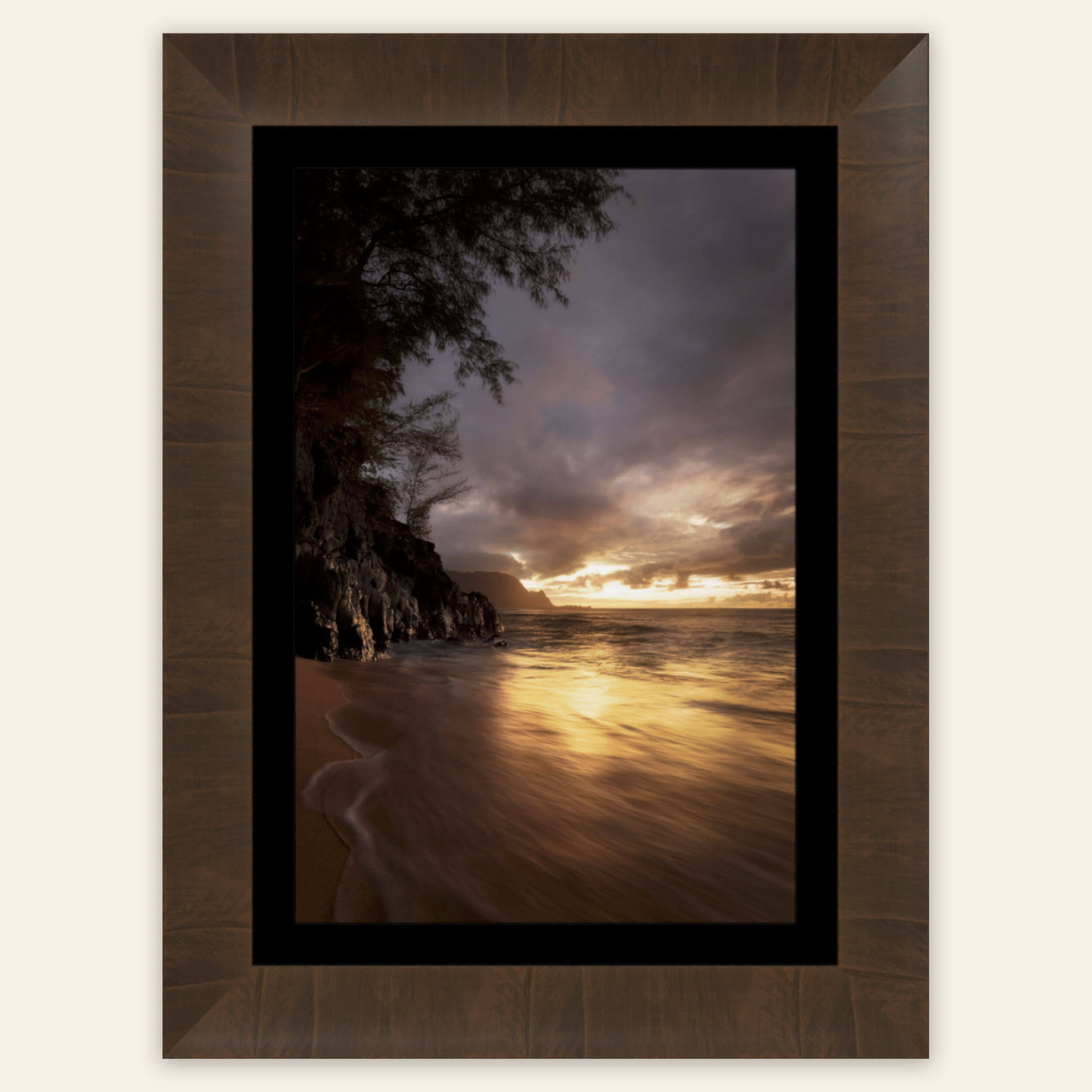 A TruLife acrylic Hideaway Beach picture from one of the best beaches on Kauai.