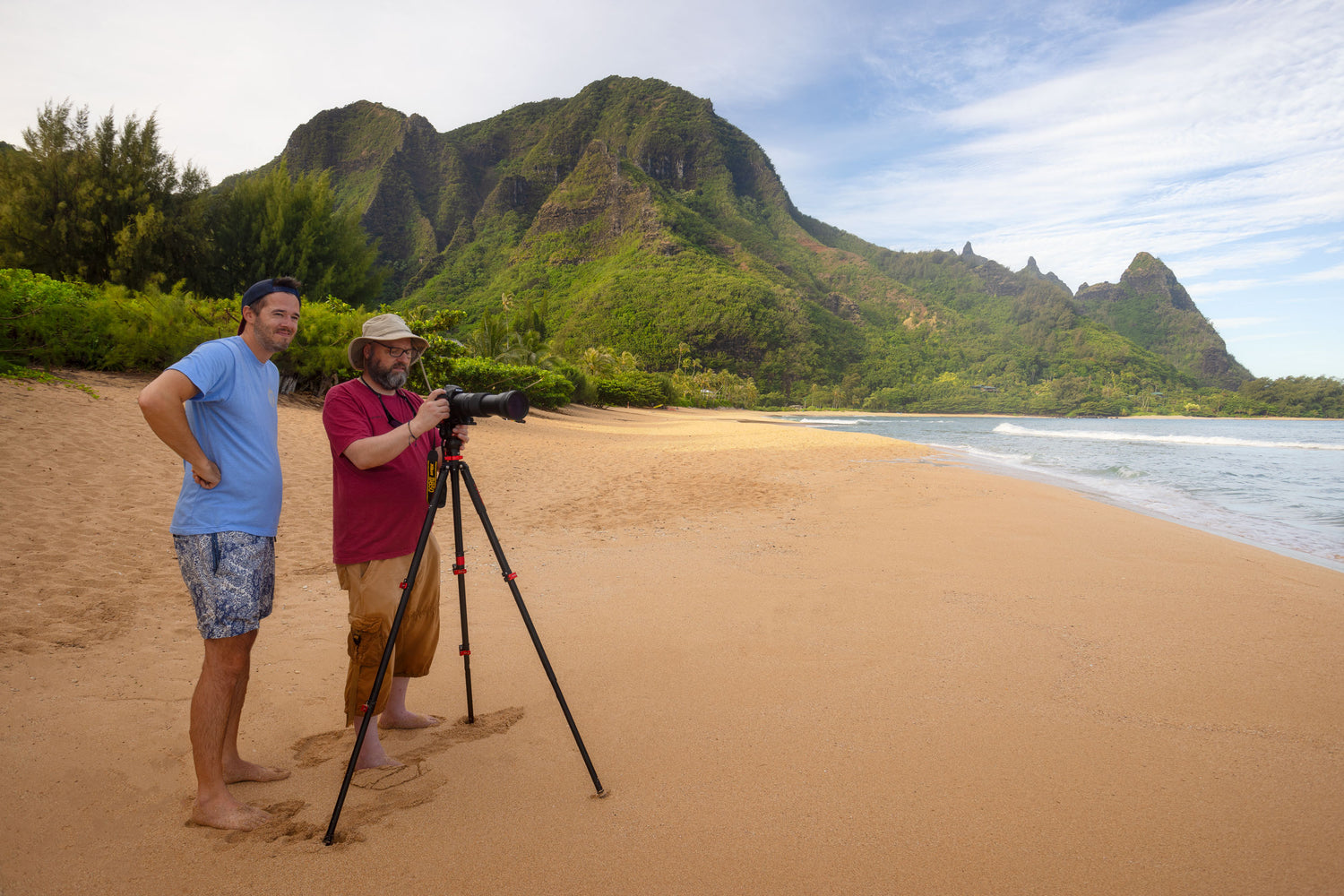 Photographer Lars Gesing in Kauai.