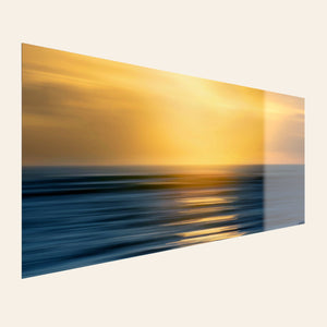 A piece of TruLife acrylic art shows one of the many good Kauai sunsets.