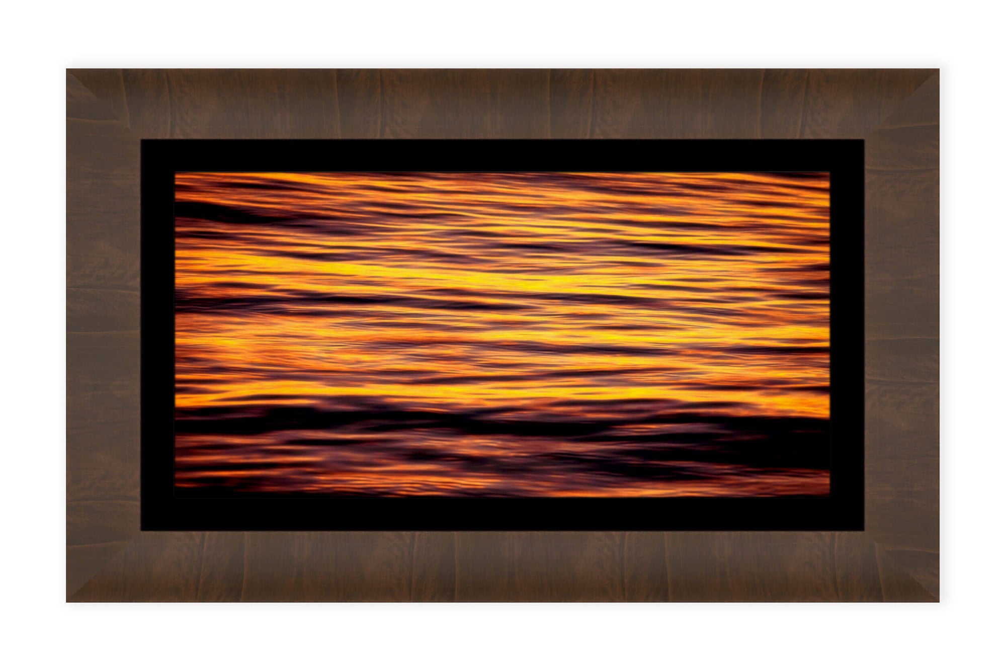 A framed sunset picture from Key West, Florida.