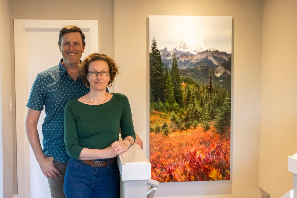 Lars Gesing Fine Art Nature Images customers Liane Claasen and Austin Gross.