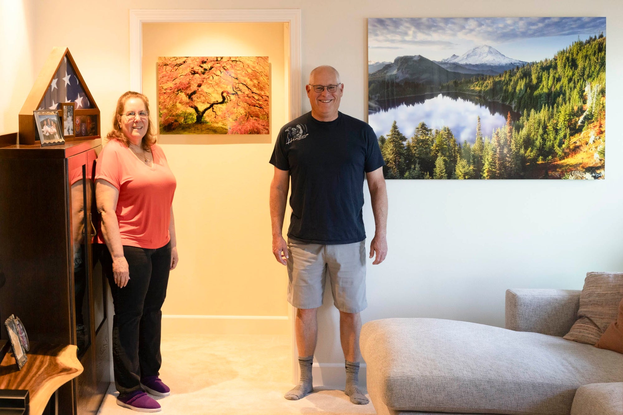 Lars Gesing Fine Art Nature Images customers Jeffrey and Caryn Morse