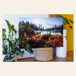 ELYSIUM, a fine art photograph of Picture Lake near Mount Baker.