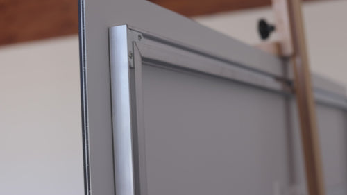 A Mount Rainier artwork by West Seattle artist Lars Gesing shows a photo of Summit Lake.