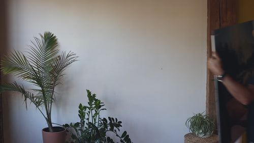 This video shows West Seattle artist Lars Gesing and his large wall art piece ELYSIUM, a fine art photograph of Picture Lake.