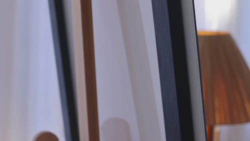 Video of a piece of Lars Gesing's Big Sur Wall Art showing a sunset photo.