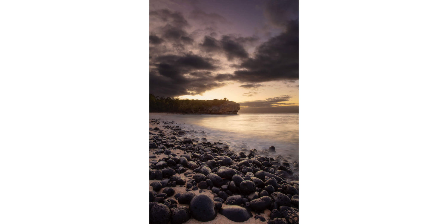 A Shipwreck Beach sunrise picture from Poipu, Kauai.