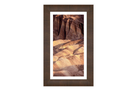A framed Zabriskie Point picture from Death Valley National Park.