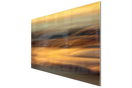 This piece of TruLife acrylic impressionist Cannon Beach art shows an Oregon Coast sunset.